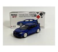 Honda Civic Type R Aegean Blue Modulo Edtion LHD 1:64 Scale Mini GT MGT00017L