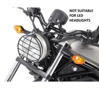 Honda CMX500 Rebel Headlight Grill - Black BY HEPCO AND BECKER (2017-2019)
