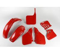 Honda CR 125 1987 - 1988 Red UFO Plast Vintage Era Fairing Plastic Kit