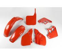 Honda CR 125 1989 - 1990 Orange CR UFO Vintage Era Fairing Plastic Kit