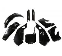 Ufo Honda Cr 125/250 1998-1999 Hokit094f-001 Fork Protectors & Plastics Kit Black