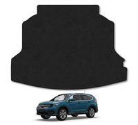 Honda CR-V (2012-2016) Boot Liner Premium Tufted Carpet Tailored Fit Car Floor Boot Mat Black Binding Protector Durable Non Slip Water Resistant Dog & Pet Friendly Compatible Custom Fit Accessory