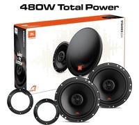 Fiat 500 2007> JBL 17cm 2-Way Coaxial Speakers Front Door Speakers 480W