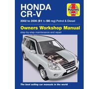 Honda CR-V Petrol & Diesel (02 - 06) Haynes Repair Manual