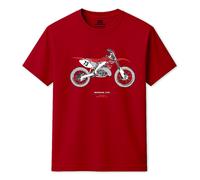 Honda CR250R Men's T-Shirt in Red | Size: XL Honda Red XL