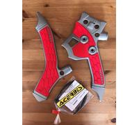 HONDA CRF 250 L CRF 250 M 2013- 2020 ACERBIS RED / SILVER FRAME GUARDS