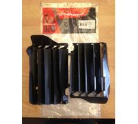 HONDA CRF 450 CRF450 2013-2014 POLISPORT RADIATOR LOUVRES RAD GUARDS BLACK