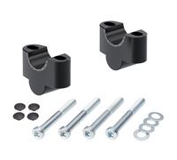 Hepco Becker Honda Crf 450 L 18-21 +25mm Under Block Handlebar Riser Black