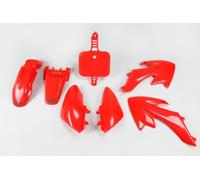 Trim Kit 7-piece UFO PLAST trim kit plastic red OEM 00-26