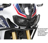 Hepco Becker Honda Crf 1000 Africa Twin 18-19 7009512 00 01 Headlight Protector Black