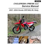 Honda CRF300L Dual Sport / RL Rally Cyclepedia Printed Motorcycle Service Manual