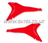 HONDA CRF450R CRF 450 R 2009-2012 RED UPPER SIDE PANELS NUMBER BOARDS PLASTICS