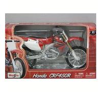 Honda CRF450R Diecast Model Motorcycle Bike 31104 Red White 1:12