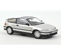 Norev Compatible with Honda CRX 1990 Silver Model Car 1:18