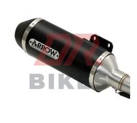 Honda FORZA 125 2015-2020 Arrow Urban aluminium Dark silencer with Dark end cap