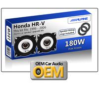 ALPINE 180W CAR, VAN 10cm 4" 2-WAY SXE DOOR SHELF SPEAKERS PAIR NEW