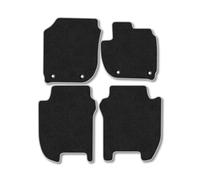 Honda Jazz (2015-2020) [Manual] Car Mats Accessories Tailored Fit Carpet Floor Mats Non Slip Grey Trim Accessory Compatible Front Rear Set Anti Slip Full Coverage Granulated Backing Clips