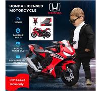 Homcom Honda Licensed 6V Kids Electric Motorbike Ride On Car For 3-5 Years Red