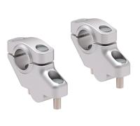 Honda NC 700 / 750 S/DCT 2012-20 Offset Handlebar Risers 30mm UP,21mm-Sil BY H&B