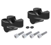 Honda NC 750 S / DCT 2014-20 Offset Handlebar Riser 30mm High,21 Back-Blk BY H&B