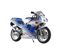 Honda NSR250R ’88 Terra Blue Ross White 1:12 Scale Diecast Bike