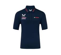 Honda Racing HRC, Official 2025 MotoGP Merchandise, Sports Training Poloshirt, Navy Blue (UK, Alpha, XL, Regular, Regular, Navy)