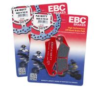 Honda TRX 450 04-09 - EBC Kit/Front FA185TTx2 Enduro/MX Carbon TT Brake Pad