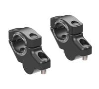 Honda VFR 800X Crossrunner 2015-20-Offset Handlebar Risers 30mm UP,21-Blk BY H&B