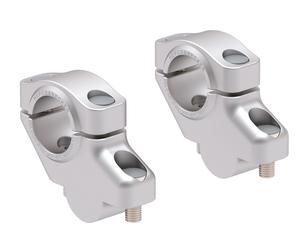 Honda VFR1200 XCrosstourer 2012-20 Offset Handlebar Risers 30mm UP,21-Sil BY H&B