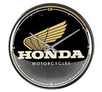 Nostalgic-Art Retro Wall Clock, Diameter 31 cm, Honda MC - Motorcycles - Gift Idea for Honda Accessories Fans, Original Licensed Product (OLP), Large Kitchen Clock, Vintage Design