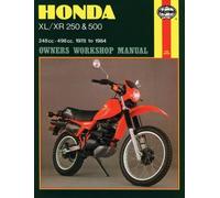 Honda XL/XR250 and 500 1978-84 Owner's Workshop Manual (Motorcycle Manuals) by Shoemark, Pete published by Haynes Manuals Inc (1988)