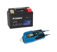 Honda XL125V Varadero (2000-2016) Lithium Battery Shido LTZ7S + Shido Charger