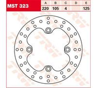 Honda XR 600 R 1991-2000 TRW Round Fixed Brake Disc MST323