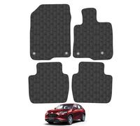 Honda ZR-V (2023+) Rubber Car Mats Accessories Tailored Fit Compatible Accessory Waterproof Protection Non-Slip Floor Mats Full Coverage Durable Front Rear Set Coverage with Clips