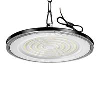 Hondony 200W Led UFO High Bay Light, Cold White 6500K 20000lm, AC 210-220V, IP65 Waterproof, Shop Lights for Workshop Warehouse Factory Barn Garage Area Lighting Fixture