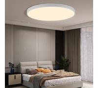 Hondony Bathroom Light, 24W Ceiling Lights,3000K Waterproof, Small, Dome, Modern, Flush Ceiling Light for Kitchen, Bulkhead, Toilet, Porch, Bedroom, Utility Room and More