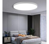 Hondony Bathroom Light, 24W Ceiling Lights,6500K Waterproof, Small, Dome, Modern, Flush Ceiling Light for Kitchen, Bulkhead, Toilet, Porch, Bedroom, Utility Room and More