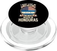 Honduran American Pride My Story Began In Honduras PopSockets PopGrip for MagSafe