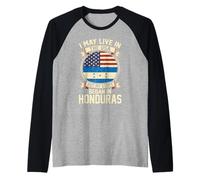 Honduran American Pride My Story Began in Honduras Raglan Baseball Tee