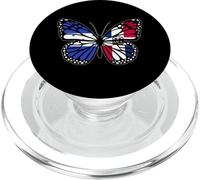 Honduras and Dominican Butterfly Half Honduran Dominicana PopSockets PopGrip for MagSafe