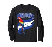 Honduras Catracho Central America Copan Latino Guara Roja Long Sleeve T-Shirt