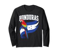 Honduras Catracho Central America Copan Latino Guara Roja Long Sleeve T-Shirt