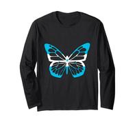 Honduras Flag Butterfly Honduran Roots Honduran Pride Long Sleeve T-Shirt