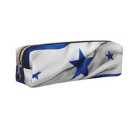 Honduras Flag Print Unisex Pencil Case Pouch Daily Office Travel Stylish Stationery Organizer