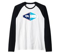 Honduras Heritage: Wyoming Pride Raglan Baseball Tee