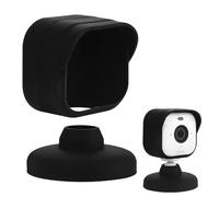 honecumi Blink Mini 2 Camera Skin Silicone Case Protective Cover with Sun Shield, Weatherproof & Dustproof Skin for Blink Mini 2 Indoor Outdoor Security Camera, Snug Fit Shockproof Shell-Black