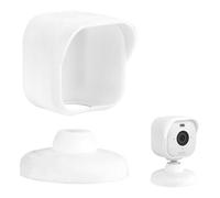 honecumi Blink Mini 2 Camera Skin Silicone Case Protective Cover with Sun Shield, Weatherproof & Dustproof Skin for Blink Mini 2 Indoor Outdoor Security Camera, Snug Fit Shockproof Shell-White
