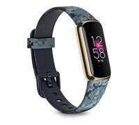 honecumi Luxe Straps Compatible with Fitbit Luxe Wrist Strap Watch Bands for Men Women Colorful Pattern Floral Sport Watchband Bracelet Bangle Replacement Accessories with Metal Buckle Large Small