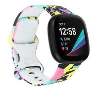 honecumi Straps Compatible with Fitbit Sense Straps/Fitbit Versa 3 Wristbands Soft Silicone Replacement Watch Bands for Women Men UK, Accessories Straps for Fit bit Sense/Versa 3 for Small Wrist Size