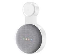honecumi Wall Mount for Google Nest Mini (2nd Generation) Audio | Bracket Wall Mount Stand Holder for Google Nest Mini Speaker Assistant, Cable Management Space Saving Socket Stand- Elegant White